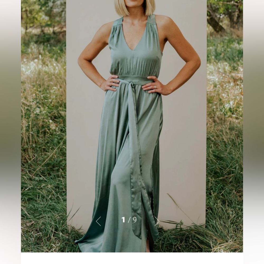 Baltic Born bridesmaid/formal dress. Size medium in the color rain/light blue